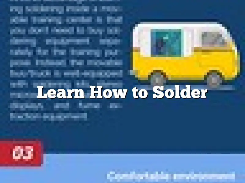 Learn How to Solder