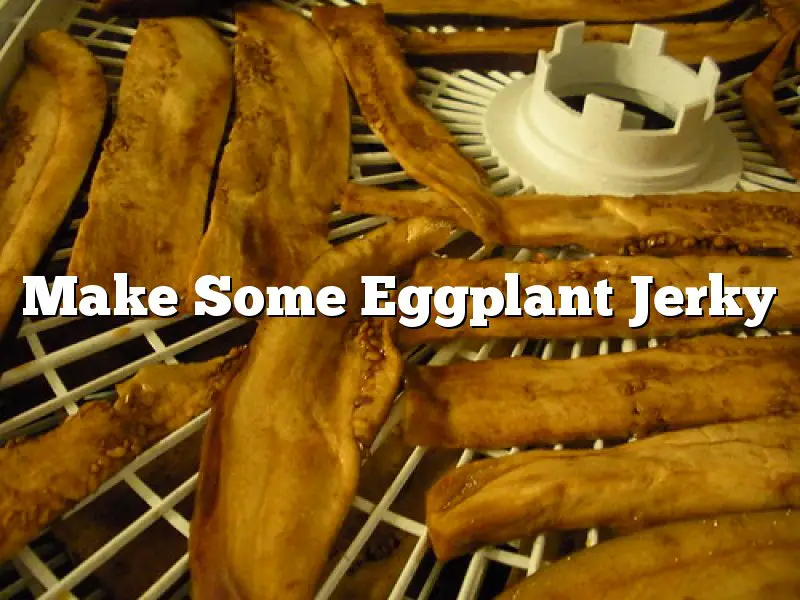 Make Some Eggplant Jerky