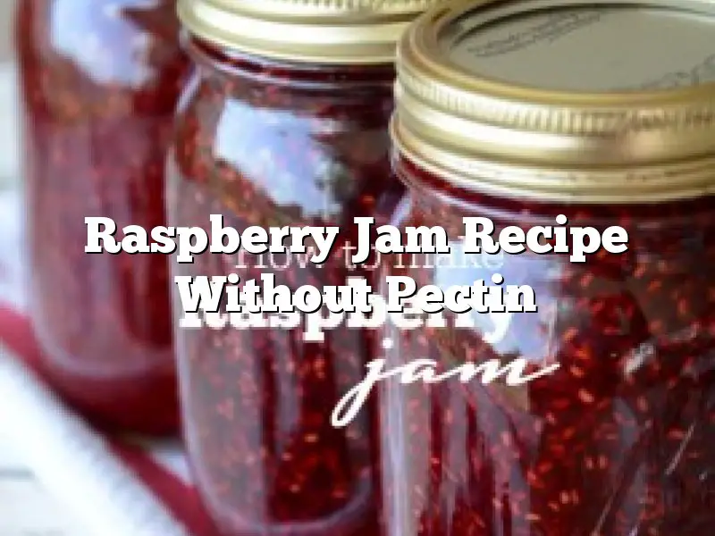 Raspberry Jam Recipe Without Pectin