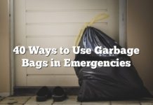 40 Ways to Use Garbage Bags in Emergencies