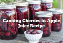 Canning Cherries in Apple Juice Recipe