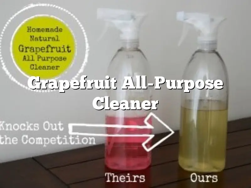 Grapefruit All-Purpose Cleaner