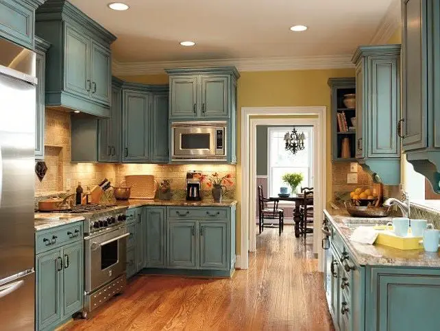 colored or customized cabinets