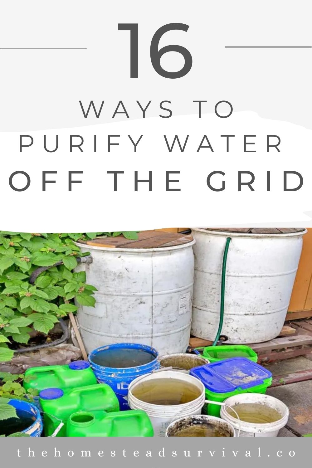 16 Ways to Purify Water Off The Grid