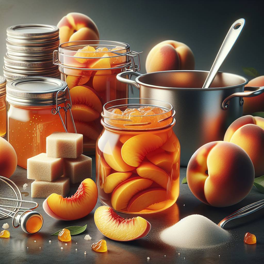 Peach Jam Canning Recipe & Tutorial w/ Printable Label