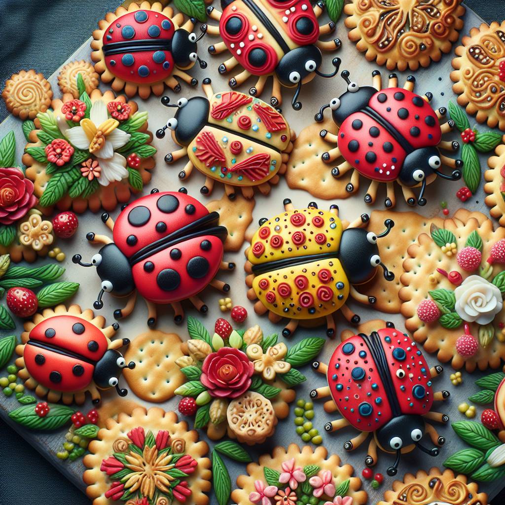Decorative Ladybug Crackers Recipe